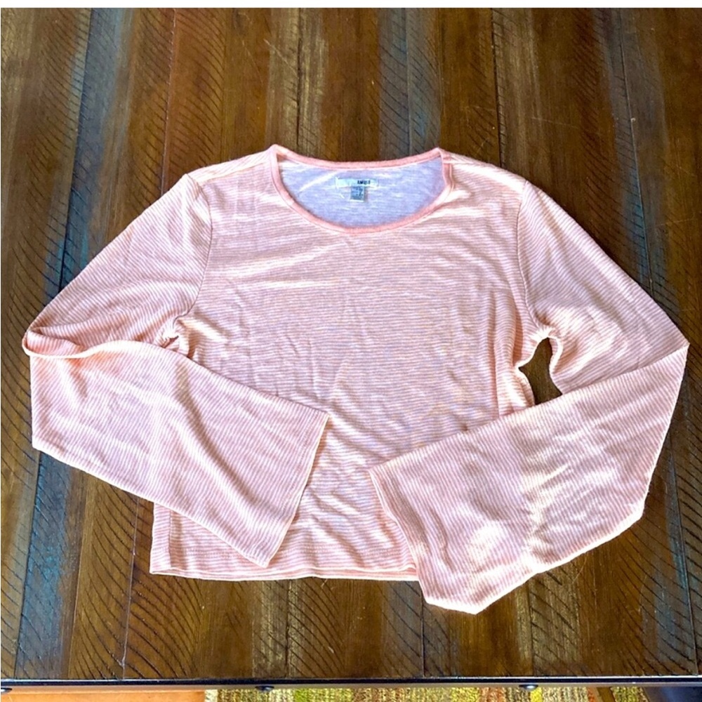 Women’s Amuse Society Knit Top Long Sleeves New